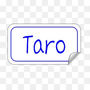 Heart Border Name Tag