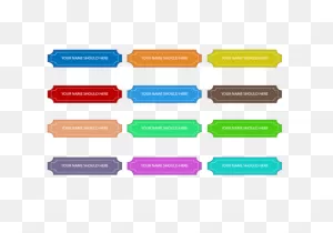 Free Name Plate - Vector Art