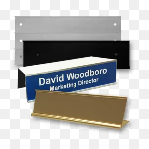 Fahn Vertical Name Plate - • Chiefmart • Copbay • Copsarecool