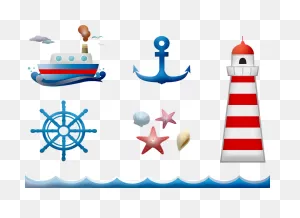 Nautical Clip Art Banner - Free Image On ClipartFlare