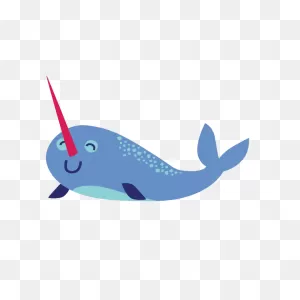 Transparent Cute Narwhal Clip Art @ Pngimages.pics