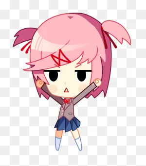 Ddlc Doki Doki Literature Club Sticker - Ddlc Doki Doki Literature ClipartFlare.com 