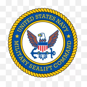 Navy Military Sealift Command Emblem Magnet