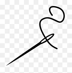 Needle Sewing Thread - Free Vector Graphic On ClipartFlare