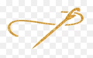 Needle And Thread Icon - Gold Needle And Thread Png - (800X508 ClipartFlare.com 