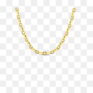 18K Fine Gauge Square Link Chain Necklace - Roberto Coin - North ClipartFlare.com 