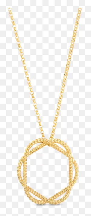 Gold Circle Necklace - Chain Clipart - Full Size Clipart (#5614405 ClipartFlare.com 