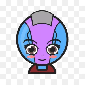 Marvel Nebula | Chibi Marvel, Nebula Marvel, Chibi