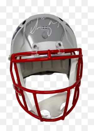 James White/sony Michel New England Patriots Dual Signed Chrome Helmet  Fanatics