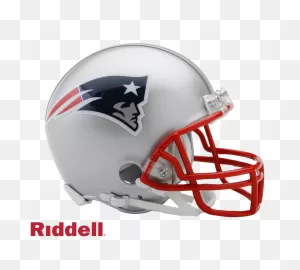 New England Patriots Current Style Vsr4 Mini Helmet