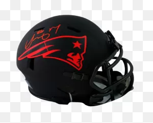 Sony Michel New England Patriots Signed Patriots Eclipse Speed Mini Helmet  (Bas Coa)
