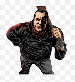 Download Hd Negan Drawing Clipart Free Download - Negan Comics Vs ClipartFlare.com 