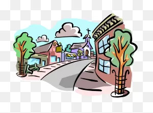 Community Clipart Story Setting - Neighborhood Clipart - Png ClipartFlare.com 