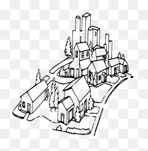 Neighborhood Homes Community - Free Vector Graphic On ClipartFlare