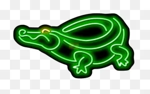 Alligator Neon Sign