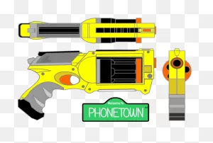 Nerf Gun Isometric By Chrisharden On 