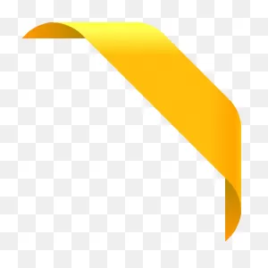Download Yellow Ribbon Vector Png Vector, Clipart, Psd - Gold ClipartFlare.com 