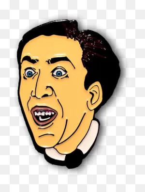 Download Nicolas Cage - Cartoon Drawing Of Nicolas Cage Png Image ClipartFlare.com 