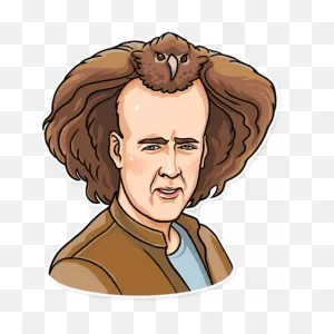 Nicolas Cage - Telegram Sticker
