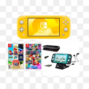 Nintendo Switch Bundle: Switch Lite Console -Turquoise   2 Games   ClipartFlare.com 