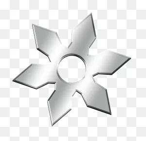 Graphic Throwing Star Ninja - Free Vector Graphic On ClipartFlare