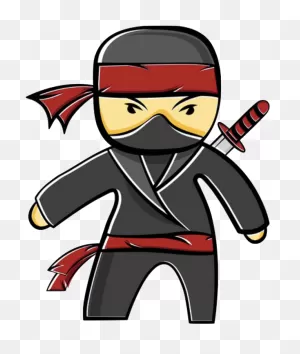 Ninja Kids - Ninja Cartoon Clipart - Full Size Clipart (#4969571 ClipartFlare.com 