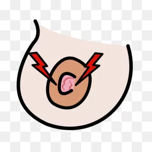 Cracked Nipple In Arasaac · Global Symbols