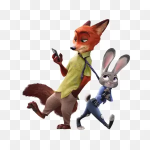 Download And Toy Nick Judy Zootopia Wilde Finnick Clipart Png ClipartFlare.com 