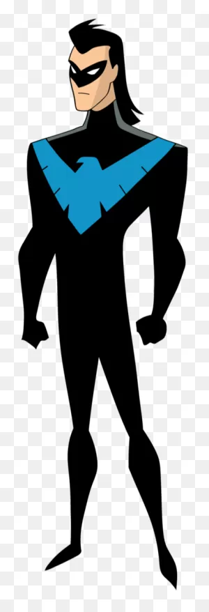 Nightwing Clipart Original - New Batman Adventures Nightwing - Png ClipartFlare.com 