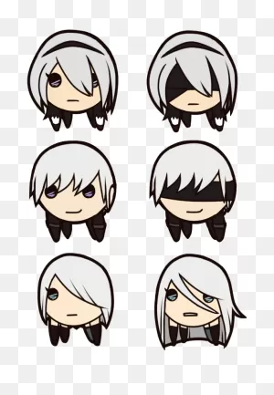 Nier: Automata Icons | Nier: Automata | Know Your Meme