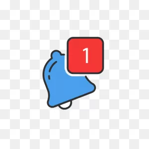Bell, Notification, One Notification Free Icon Of Twitter Ui - Colored
