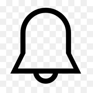 Notification Bell Outline Interface Symbol - Free Interface Icons