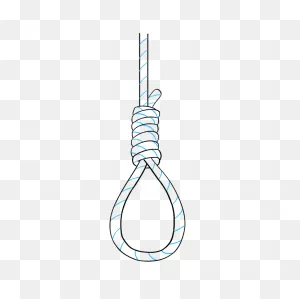 How To Draw A Noose - Really Easy Drawing Tutorial