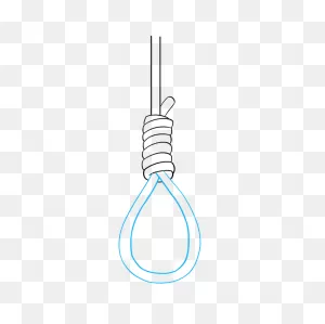 How To Draw A Noose - Really Easy Drawing Tutorial