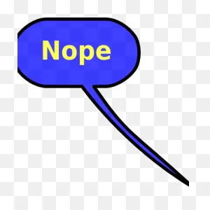 Small - Nope Clipart Transparent Png - Free Download On ClipartFlare ClipartFlare.com