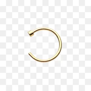 Basic Nose Hoop Ring Unisex Surgical Stainless Steel