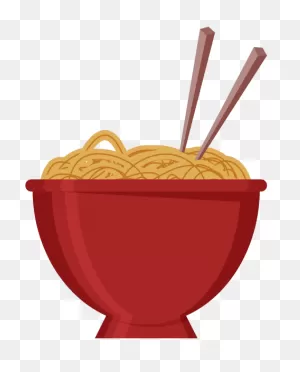 Bowl Of Noodles Clipart - ClipartFlare