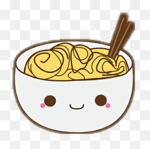Kawaii Bowl Of Noodles Clipart - Full Size Clipart (#1120348 ClipartFlare.com 