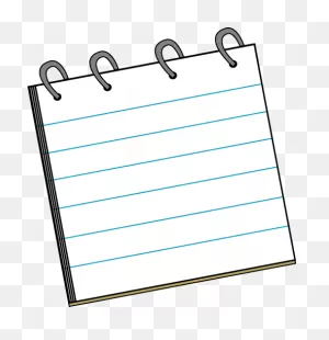 Filler Paper Clipart 5 By John - Clip Art Note Pad - (483X500) Png ClipartFlare.com 