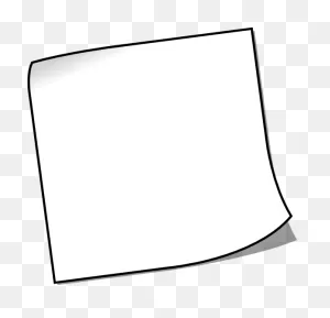 White Sticky Notes Png Image | Sticky Notes, How To Draw Hands ClipartFlare.com 