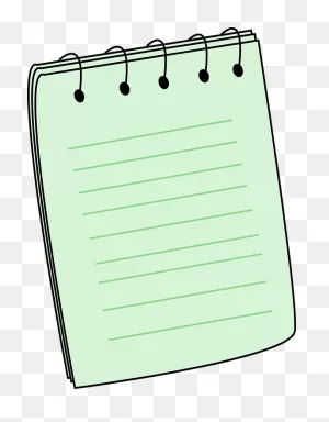 Notepad Notebook Stationery - Free Image On ClipartFlare