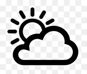 Algo De Nubes - Sun Png Black And White - (512X512) Png Clipart ClipartFlare.com 