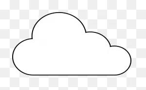Nubes Para Imprimir Nubes Png, Molde De Nube, Posavasos, - Line ClipartFlare.com 