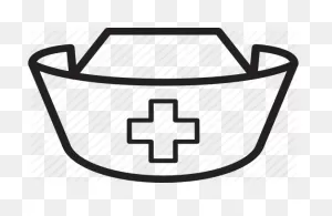 Nurse Cartoon Clipart - Nurse, Hat, Hospital, Transparent Clip Art