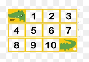 Download 1 To 10 Numbers Png Clipart Background - Numerals 1 10 ClipartFlare.com 