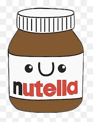 Cute Kawaii Food Nutella I❤Nutella - Sticker By L | Nutella, Fun ClipartFlare.com 