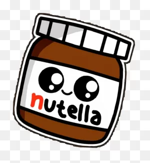 Kawaii Nutella Clipart - Full Size Clipart (#1138968) - ClipartFlare