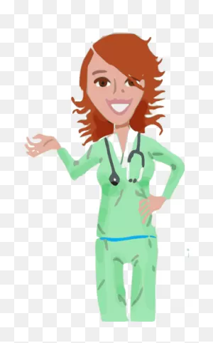Vector Clip Art Of Professional Medical Nurse | Public Domain Vectors