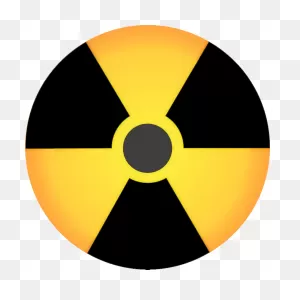 Radioactive Symbol Sticker