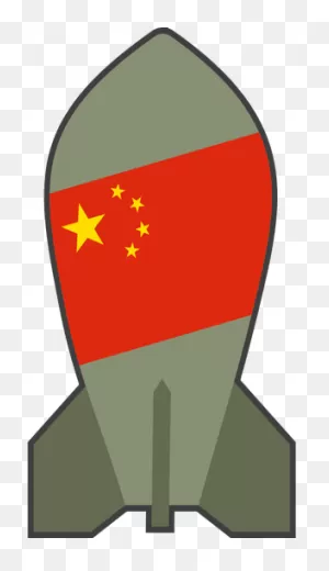 Vector Clip Art Of Hypothetical Chinese Nuclear Bomb | Public ClipartFlare.com 